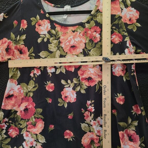 Maxine Nichols Womens Top Multi-Color Size Large Polyester Blend Pullover Stretc - Picture 3 of 12